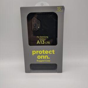 Onn Running Black Rugged Case for Samsung Galaxy A13 LTE